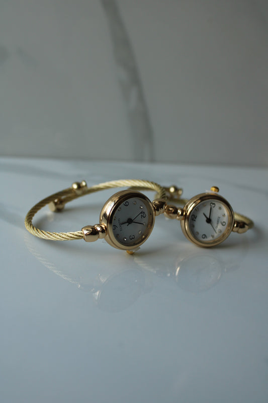 Gold Micro Watch