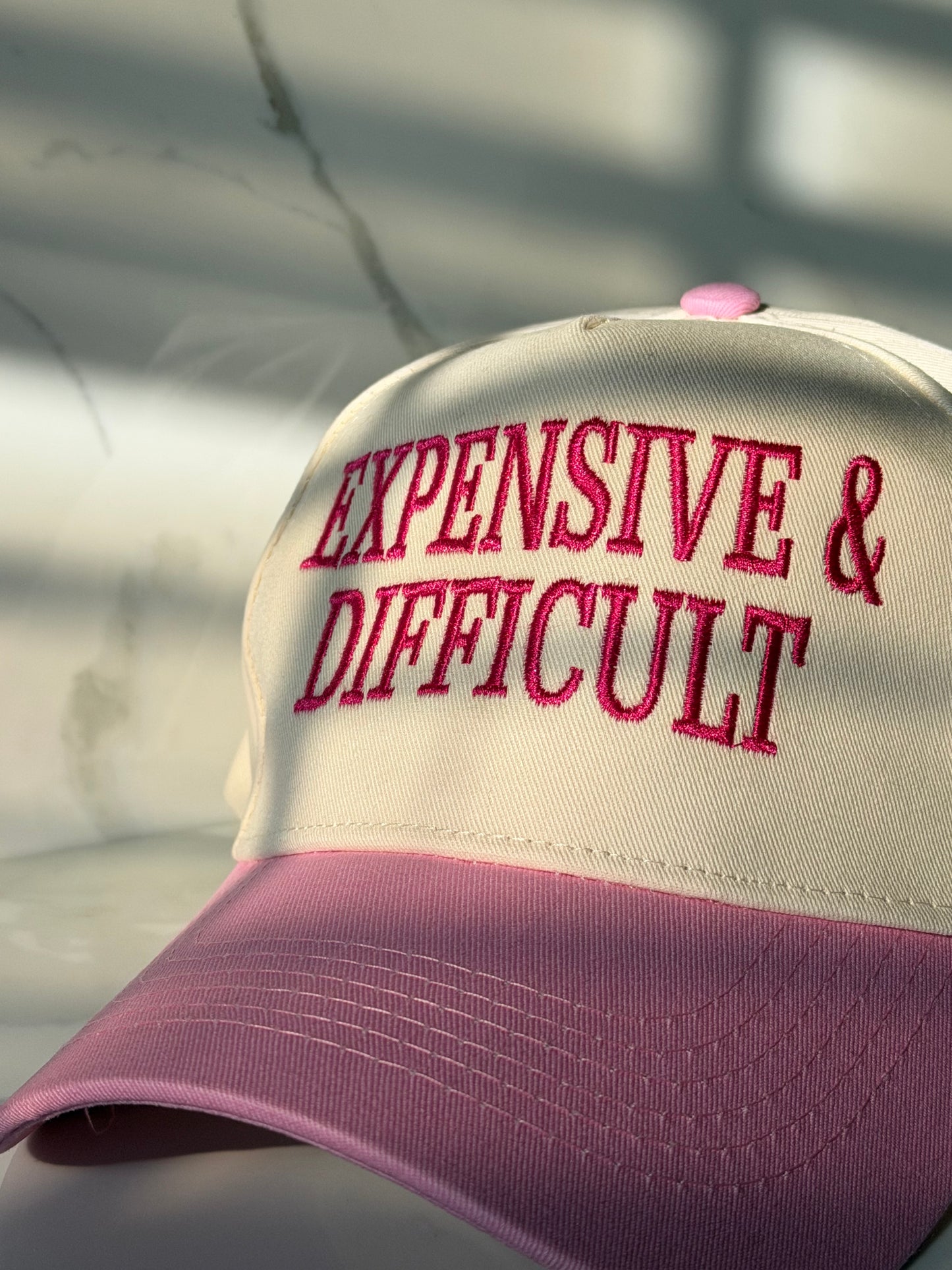 Pink Expensive & Difficult Hat