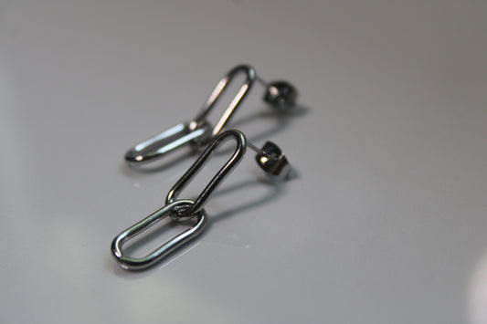 Silver Drop Earrings